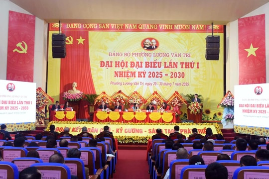 Phường Lương Văn Tri (Lạng Sơn): Tổ chức Đại hội đại biểu lần thứ nhất nhiệm kỳ 2025-2030