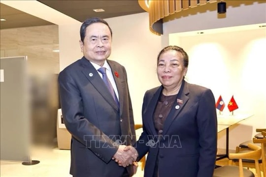 Leaders of Vietnamese, Lao legislatures meet on WCSP 6 sidelines in Geneva