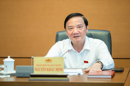 Phó Chủ tịch Quốc hội Nguyễn Khắc Định chủ trì cuộc họp chuẩn bị Đại hội Đảng bộ Quốc hội nhiệm kỳ 2025 - 2030