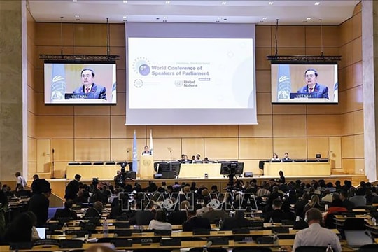 Chủ tịch Quốc hội Trần Thanh Mẫn: Đẩy mạnh ngoại giao nghị viện, chúng ta có thể xây dựng mẫu số chung về lợi ích giữa các quốc gia, dân tộc