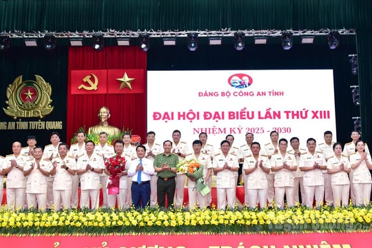 Thiếu tướng Nguyễn Đức Thuận, Giám đốc Công an tỉnh được chỉ định giữ chức Bí thư Đảng ủy Công an tỉnh Tuyên Quang