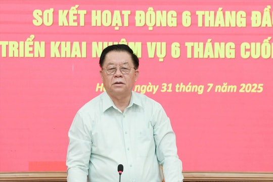 Sơ kết hoạt động thông tin đối ngoại 6 tháng đầu năm, triển khai nhiệm vụ 6 tháng cuối năm 2025