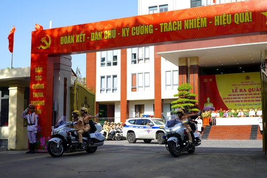 Công an Đà Nẵng ra quân thực hiện đợt cao điểm tấn công, trấn áp tội phạm