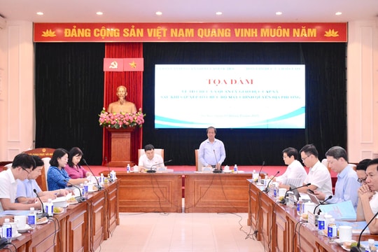 Hỗ trợ cán bộ quản lý giáo dục cấp xã là nhiệm vụ trọng tâm, cấp bách