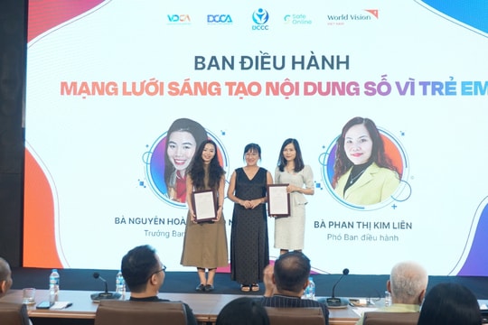 Ra mắt Mạng lưới Sáng tạo nội dung số vì trẻ em