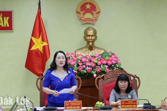 Đoàn khảo sát của Ủy ban Pháp luật và Tư pháp làm việc với UBND tỉnh Đắk Lắk