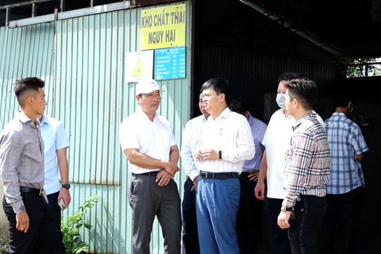 Đoàn giám sát chuyên đề của Quốc hội khảo sát tại Khu công nghiệp Xuyên Á