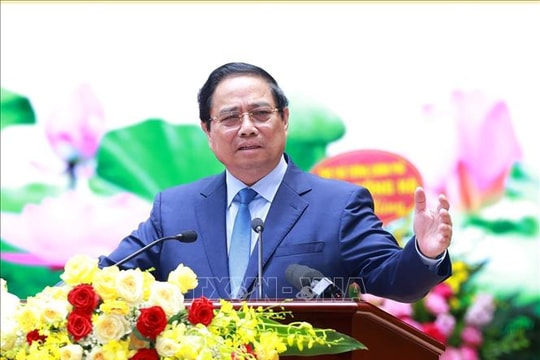 Thủ tướng Phạm Minh Chính dự, phát biểu chỉ đạo Đại hội Đảng bộ Bộ Xây dựng