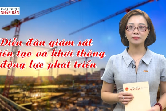 Diễn đàn giám sát: Kiến tạo và khơi thông động lực phát triển