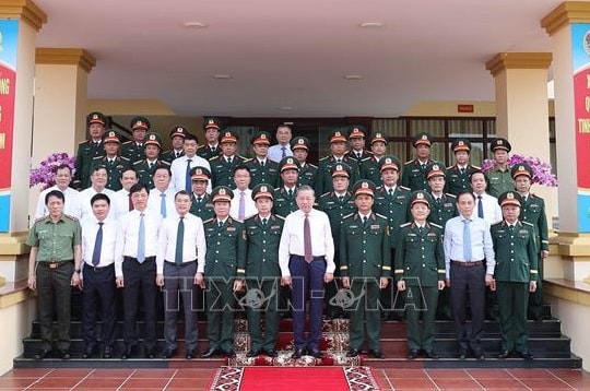 Tổng Bí thư Tô Lâm thăm và làm việc tại Quân đoàn 12