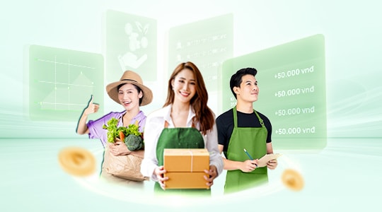 Vietcombank đồng hành cùng hộ kinh doanh trong chuyển đổi số