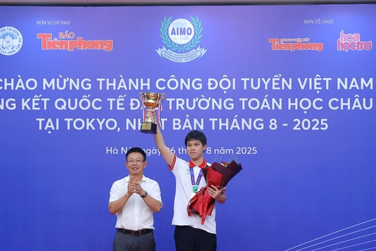 Thành tích chưa từng có của đội tuyển Việt Nam tại Đấu trường Toán học Châu Á - AIMO