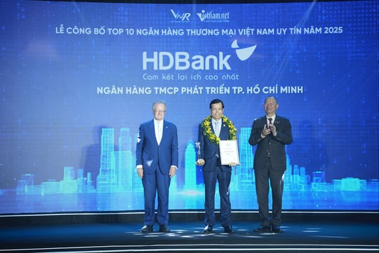 HDBank giữ vị trí thứ 3 Top ngân hàng niêm yết uy tín và hiệu quả nhất Việt Nam