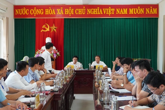 Đoàn ĐBQH Quảng Trị: Khảo sát tình hình sắp xếp đơn vị hành chính tại xã Mỹ Thủy