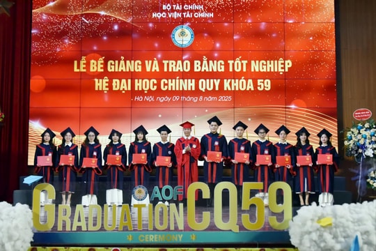 Gần 73% sinh viên Học viện Tài chính tốt nghiệp loại giỏi và xuất sắc