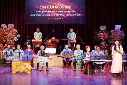 Nhà giáo Nhân dân, nhạc sĩ Hoàng Kiều với sự phát triển của sân khấu, âm nhạc chèo