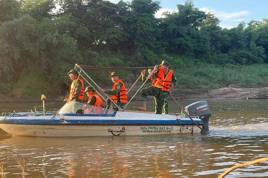 Biên phòng cửa khẩu Quốc tế Lao bảo Quảng Trị: Huy động lực lượng tìm kiếm nạn nhân đuối nước trên sông Sê Pôn