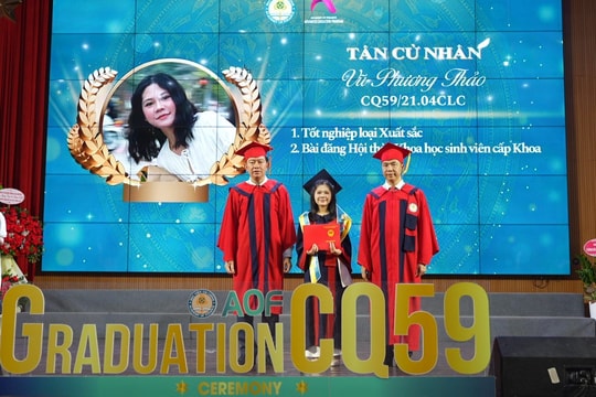 Học viện Tài chính trao bằng tốt nghiệp cho 1.200 sinh viên chương trình chất lượng cao