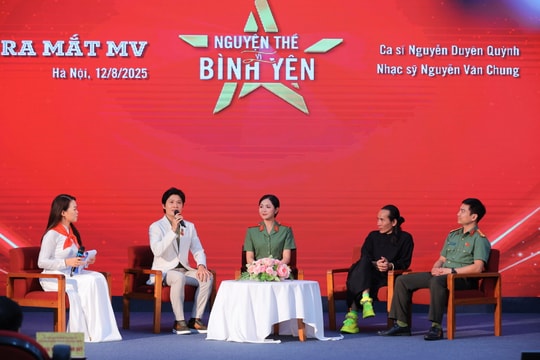 Ra mắt MV “Nguyện thề vì bình yên” tri ân lực lượng Công an nhân dân