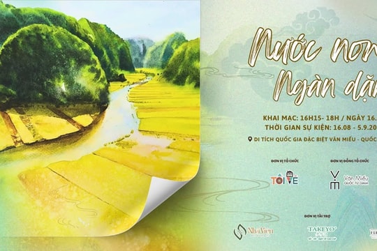 "Nước non ngàn dặm" - tình yêu đất nước qua nét vẽ