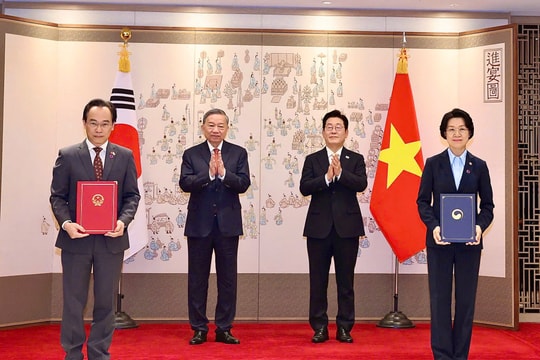 Việt Nam và Hàn Quốc tăng cường giáo dục tiếng Hàn trong các trường phổ thông tại Việt Nam