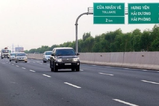 Từ 15/8, thí điểm cấm ô tô tải lưu thông tại làn 1 cao tốc Hà Nội - Hải Phòng
