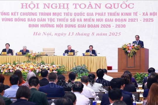 Thủ tướng Phạm Minh Chính: Huy động người dân vào cuộc phát triển KT-XH vùng đồng bào dân tộc thiểu số, miền núi
