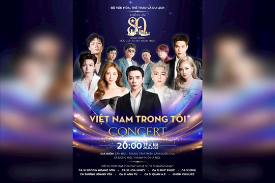Soobin Hoàng Sơn, Hòa Minzy và dàn sao khủng “đổ bộ” Concert “Việt Nam trong tôi”