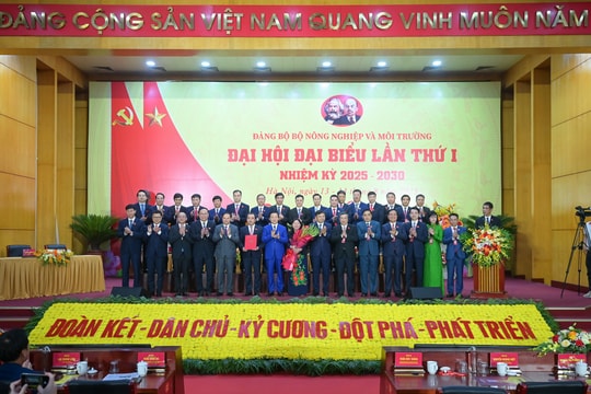 Ông Trần Đức Thắng được chỉ định giữ chức Bí thư Đảng ủy Bộ Nông nghiệp và Môi trường nhiệm kỳ 2025 - 2030