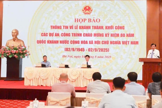 250 dự án sẽ được khởi công, khánh thành chào mừng 80 năm Quốc khánh 2/9