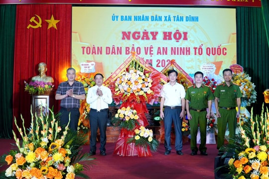 Bắc Ninh: Xã Tân Dĩnh tổ chức “Ngày hội toàn dân bảo vệ an ninh tổ quốc” năm 2025