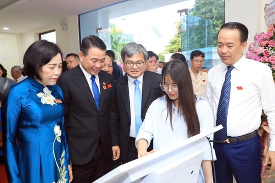 Phó Chủ tịch Quốc hội Nguyễn Thị Thanh dự Đại hội đại biểu Đảng bộ phường Xuân Đỉnh, Hà Nội