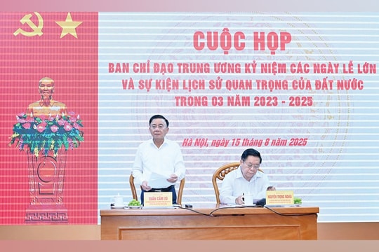 Triển khai các hoạt động kỷ niệm 80 năm Cách mạng tháng Tám và Quốc khánh 2/9