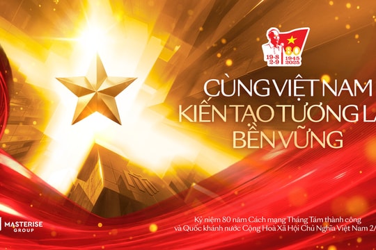 Masterise Group đồng hành chiến dịch quốc gia, tiếp sức và lan tỏa tinh thần yêu nước nhân dịp 80 năm Quốc khánh 2/9