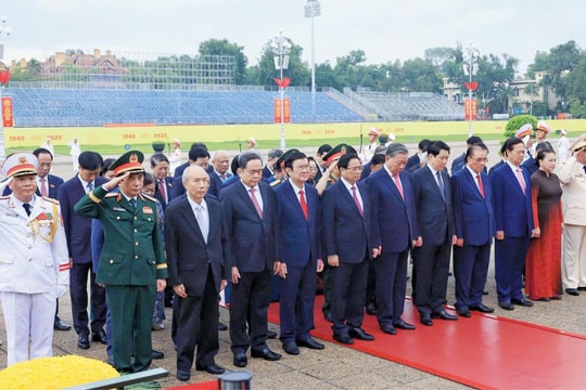 Lãnh đạo Đảng, Nhà nước vào Lăng viếng Chủ tịch Hồ Chí Minh