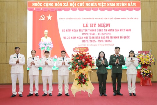 Lâm Đồng: Công an phường Lâm Viên – Đà Lạt khẳng định vai trò nòng cốt giữ bình yên