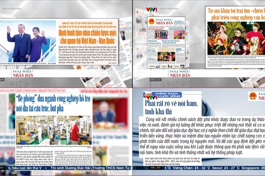 Tổng hợp Điểm báo VTV1 tuần từ ngày 11 - 17/8/2025