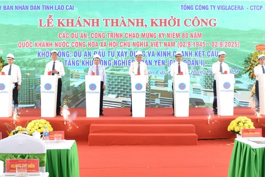 Lào Cai: Tổ chức Lễ khánh thành, khởi công các dự án, công trình chào mừng 80 năm Quốc khánh 2/9