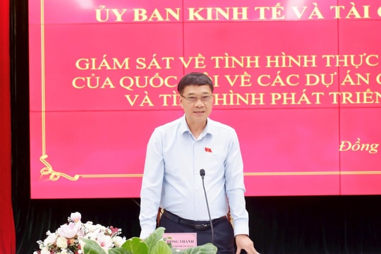 Phó Chủ tịch Quốc hội Vũ Hồng Thanh làm việc với UBND tỉnh Đồng Nai