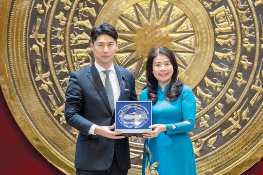 Phó Chủ nhiệm Văn phòng Quốc hội Lê Thu Hà tiếp Đoàn Nghị sĩ trẻ Nhật Bản