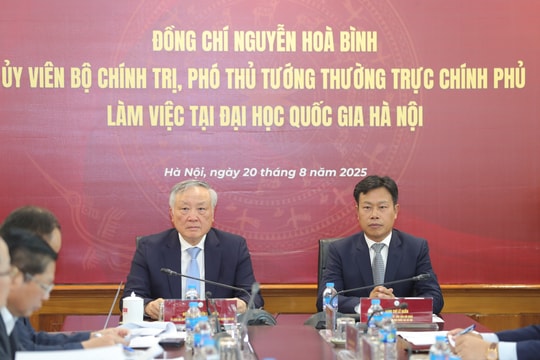 Phó Thủ tướng Chính phủ Nguyễn Hòa Bình: "Trước thềm năm học mới, Bộ Chính trị sẽ ban hành Nghị quyết về đổi mới giáo dục"