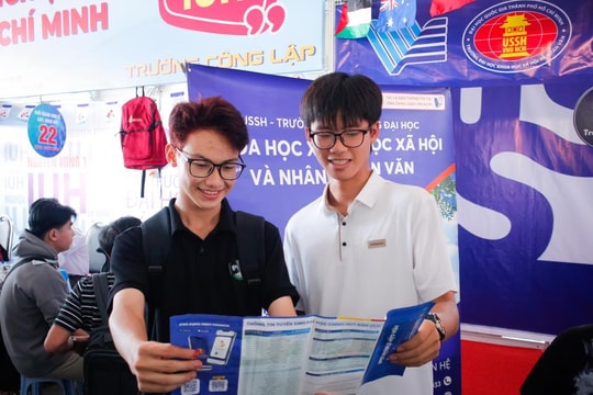 Điểm chuẩn Trường ĐH Khoa học Xã hội & Nhân văn TP. Hồ Chí Minh năm 2025, có mức từ 20,5 - 28,55 điểm