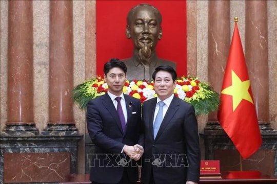 President hosts Japan’s Liberal Democratic Party Youth Division leader