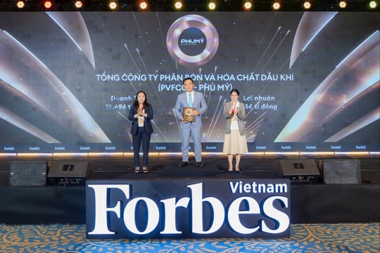 Phú Mỹ - PVFCCo đạt danh hiệu kép Top 50 công ty niêm yết tốt nhất Việt Nam