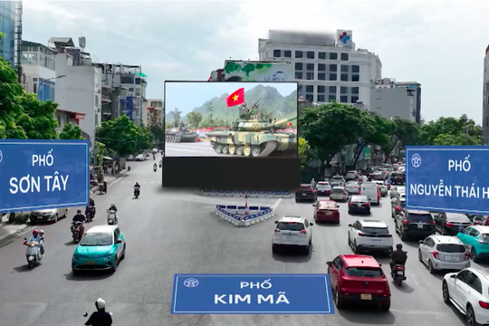 Chi tiết vị trí 22 màn hình LED phục vụ người dân theo dõi lễ diễu binh