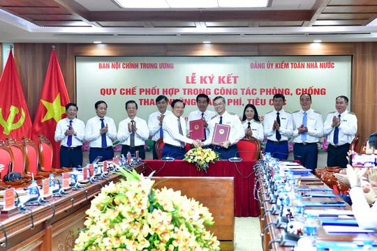 Tổng kết 10 năm thực hiện Quy chế phối hợp giữa Ban Nội chính Trung ương với Đảng ủy Kiểm toán Nhà nước