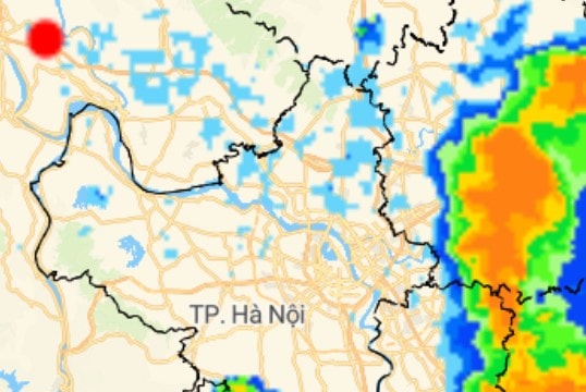 Hà Nội sắp có mưa dông, lốc sét cục bộ trên phạm vi khu vực nội thành