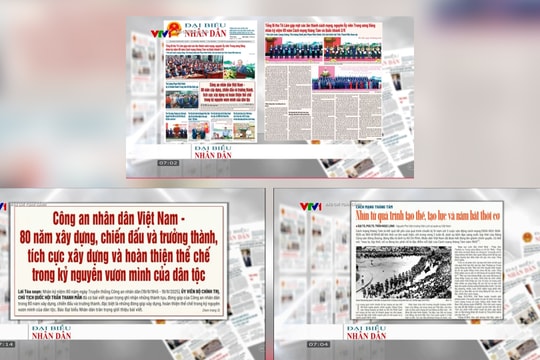 Báo chí toàn cảnh VTV1: Tổng Bí thư Tô Lâm gặp mặt lão thành cách mạng, nguyên Ủy viên Trung ương Đảng nhân kỷ niệm 80 năm Cách mạng tháng Tám và Quốc khánh 2/9