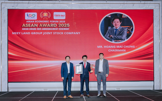Vinh danh tầm nhìn lãnh đạo Meey Group tại Top 10 ASEAN Award 2025