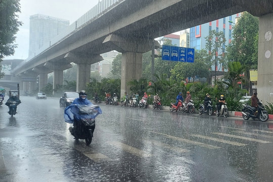 Dự báo thời tiết ngày 7/8: Mưa lớn ở Bắc Bộ giảm dần